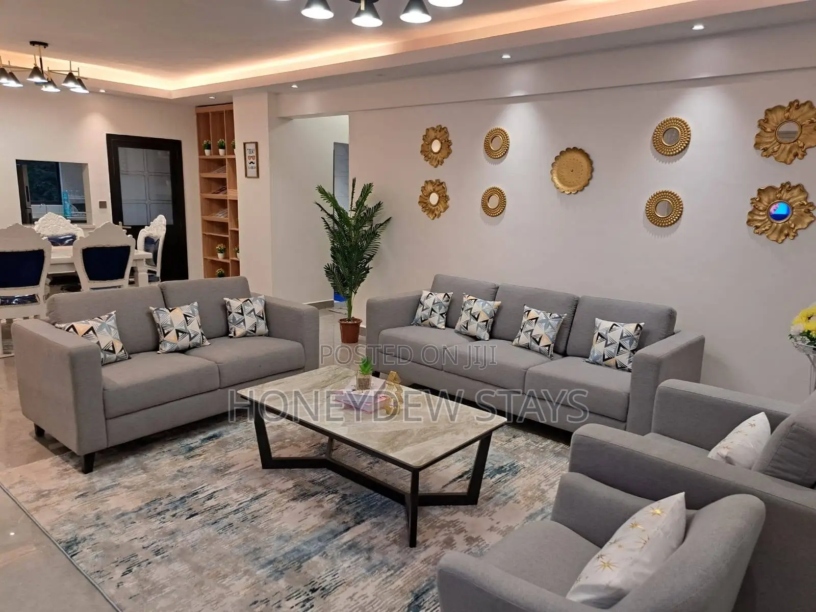 Furnished 5bdrm Apartment in Cozy Garden, Hurlingham for rent