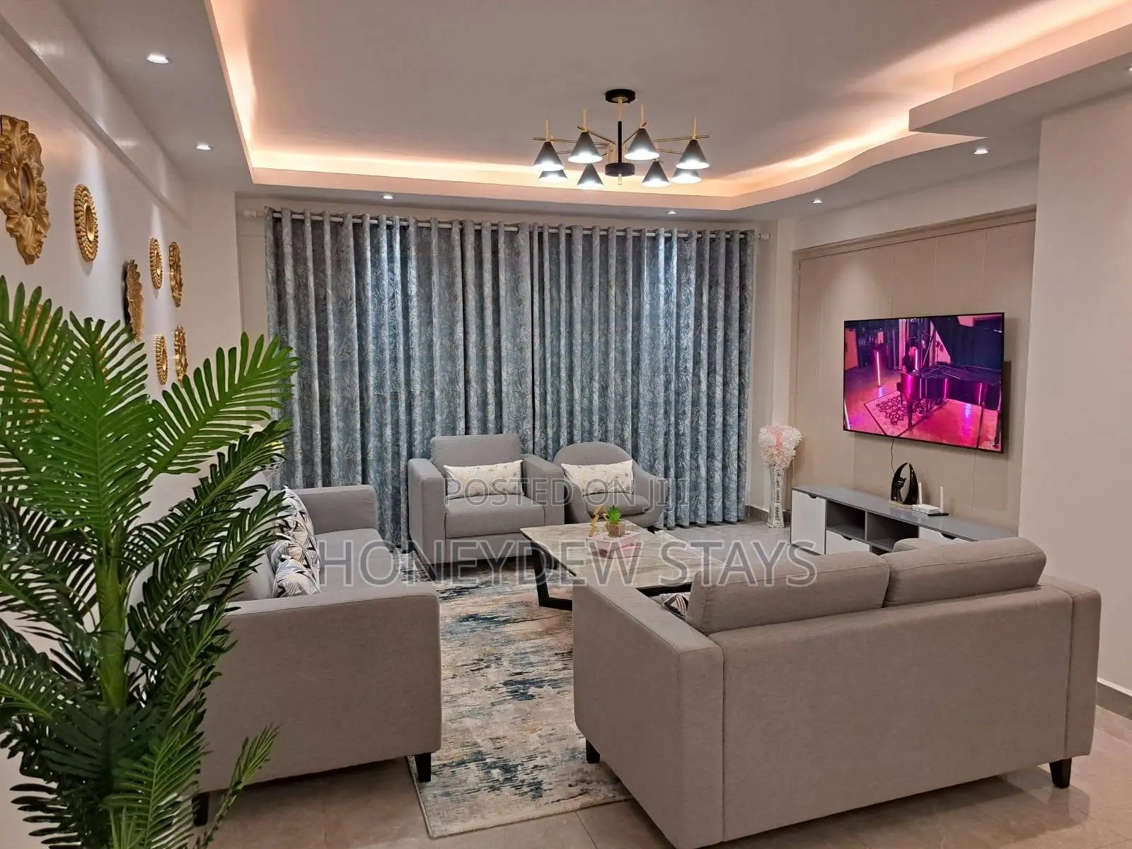 Furnished 5bdrm Apartment in Cozy Garden, Hurlingham for rent