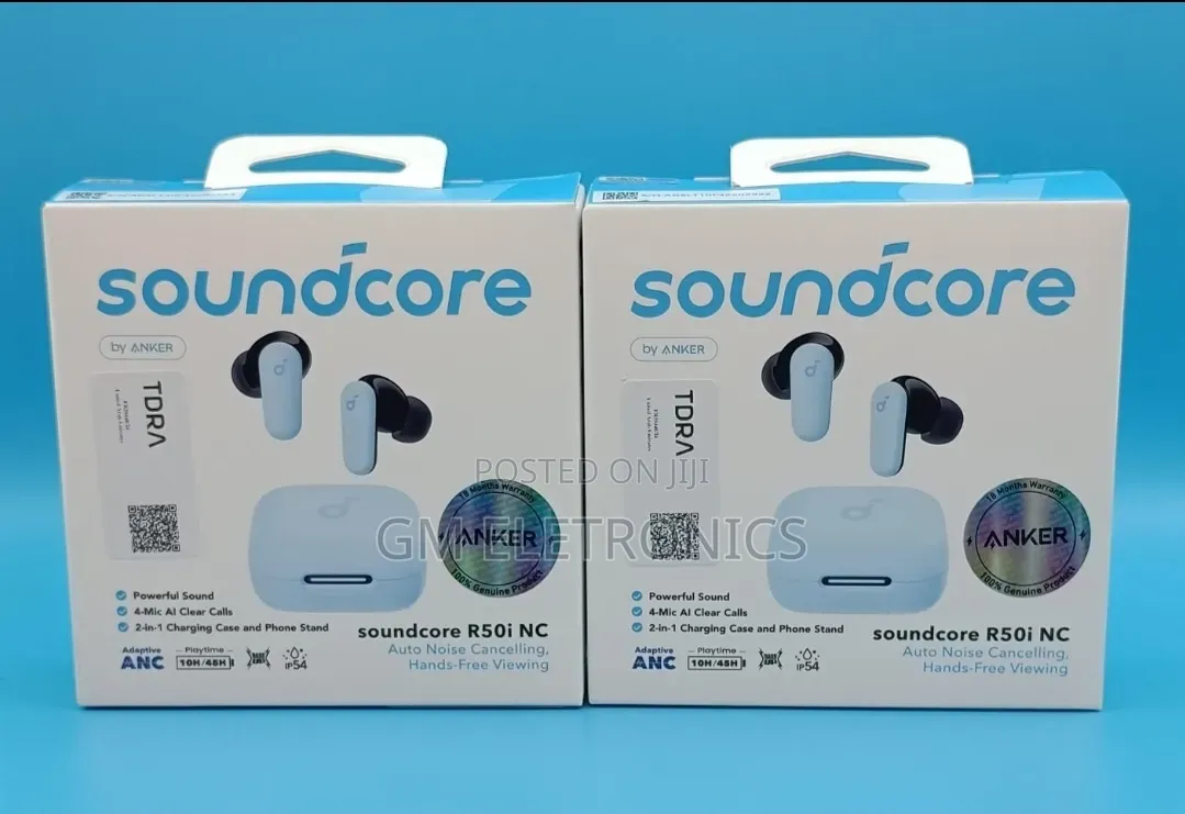 Original Soundcore R50i Noise Cancellation Earbuds- Blue