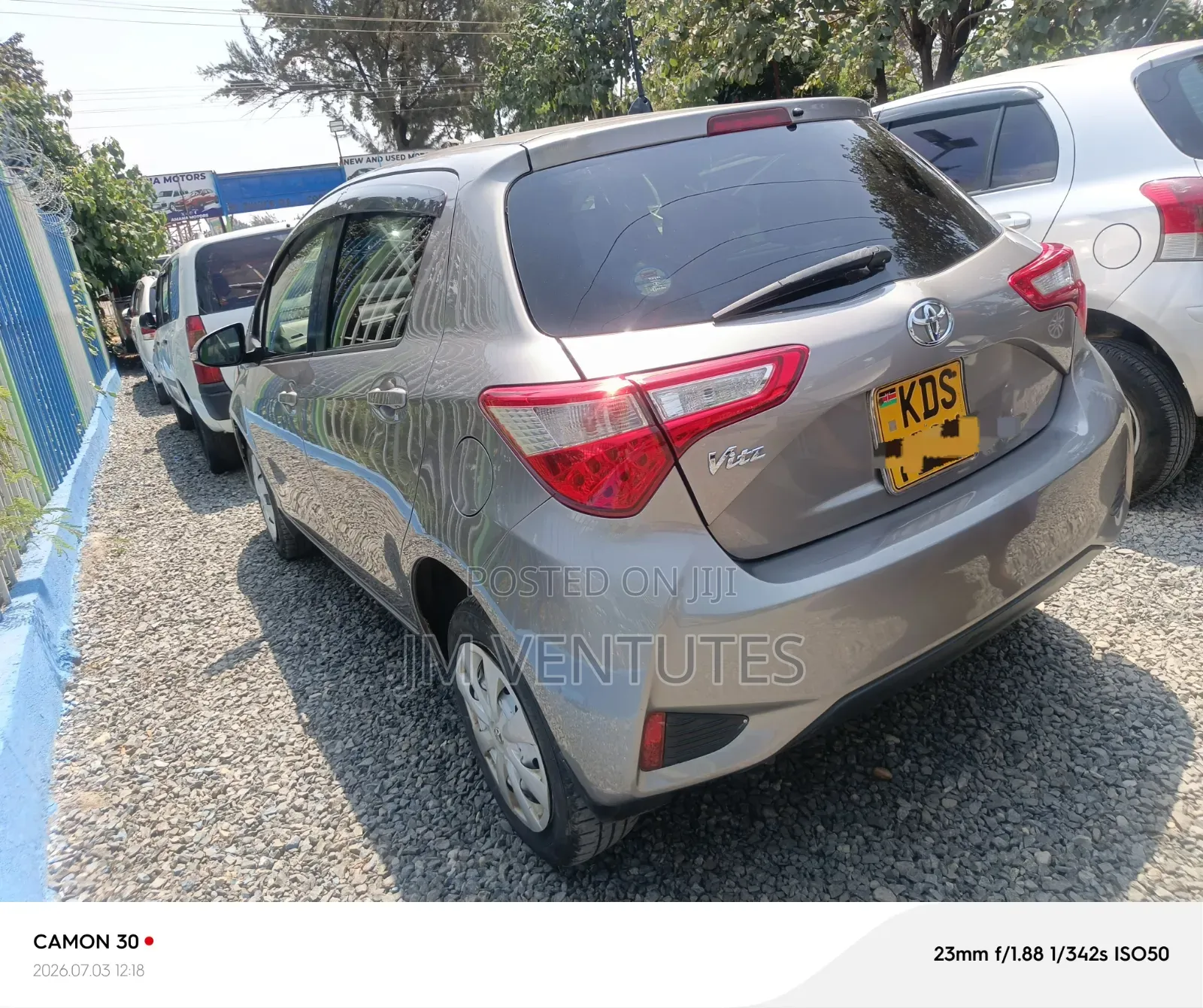 Toyota Vitz 2018 Gray