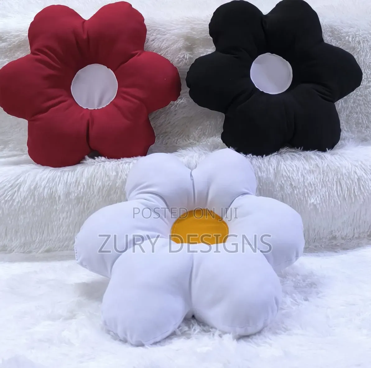 Beautiful Sunflower Pillows for Decorating a Living Room or Bedroom.