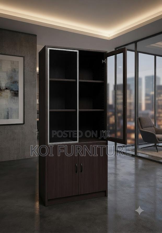 Office Cabinet; Two Doors Elegant Professional Setting Cabinet - thumbnail 2