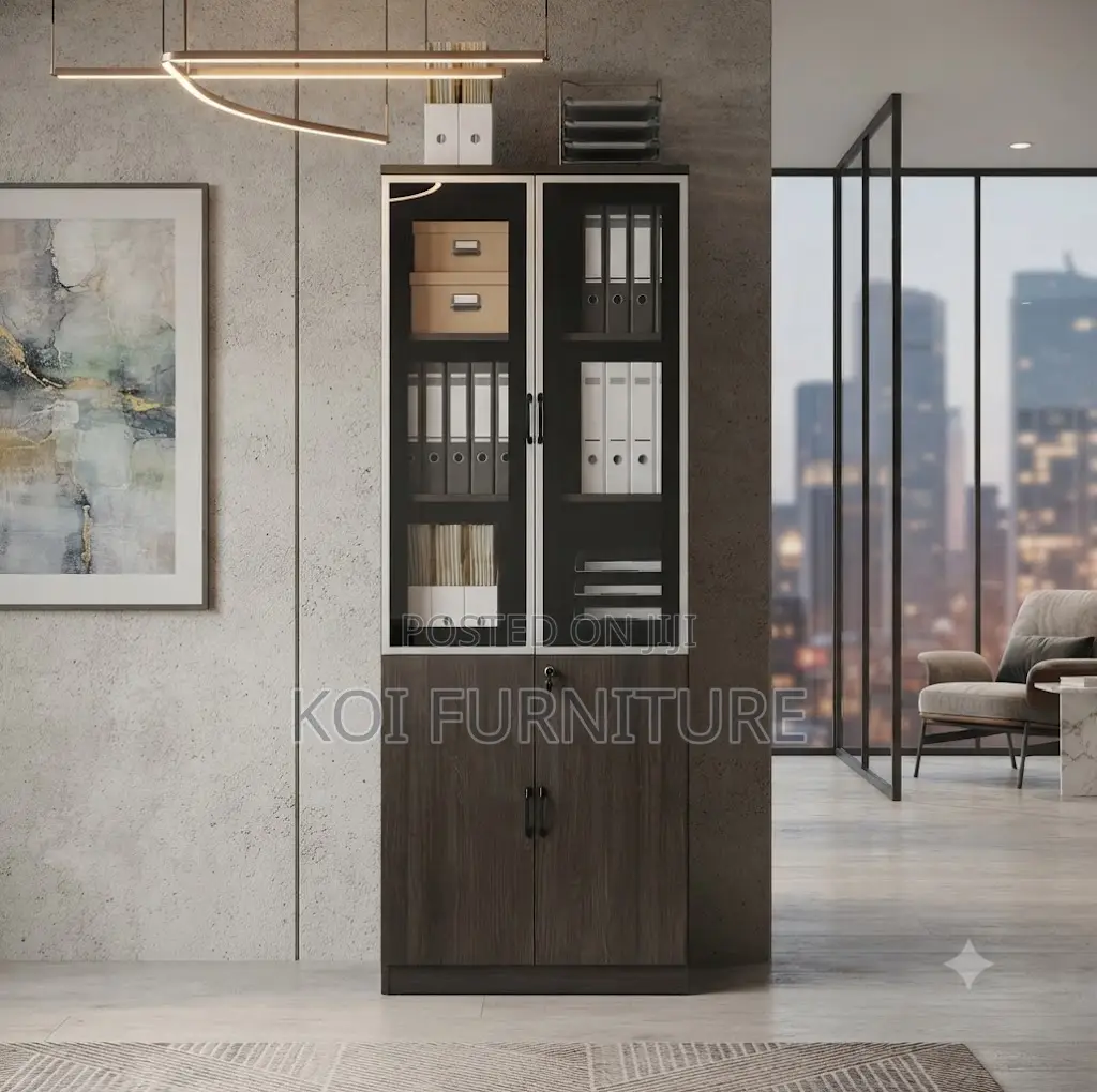 Office Cabinet; Two Doors Elegant Professional Setting Cabinet