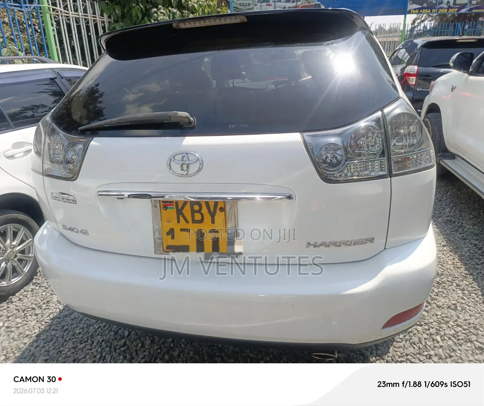 Toyota Harrier 2007 White