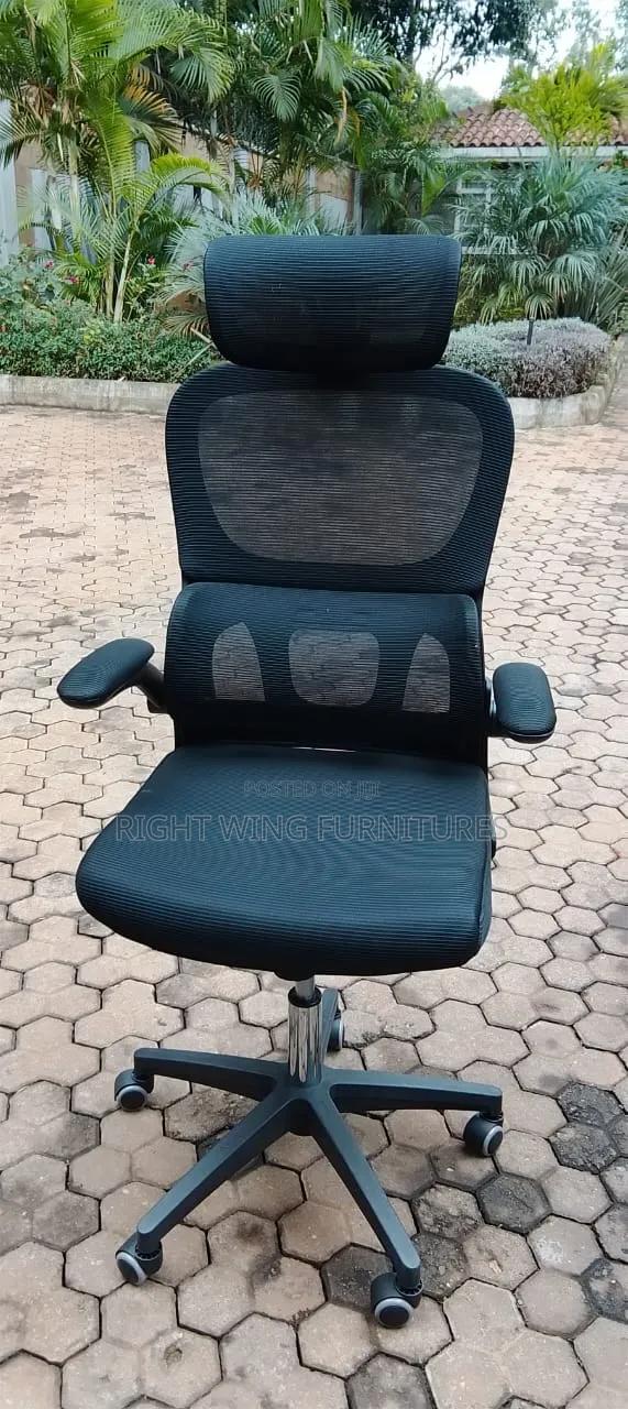 Office Folding Hands With Headrest Black White Available