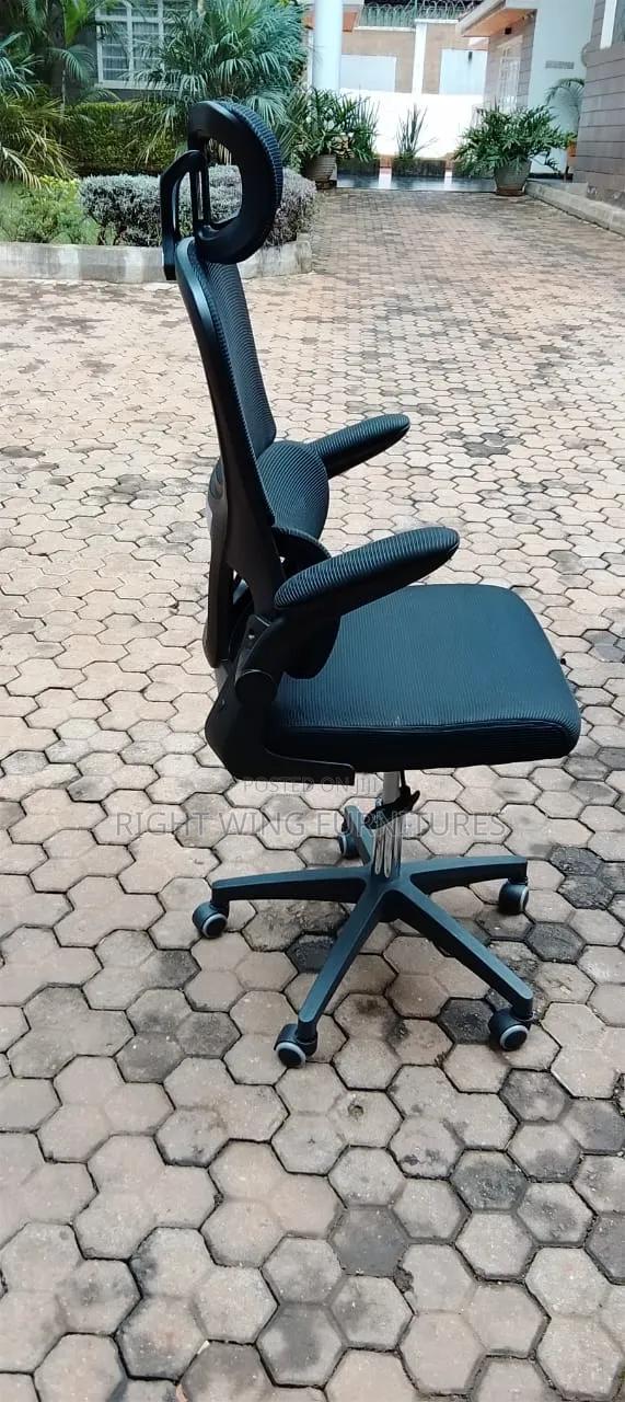 Office Folding Hands With Headrest Black White Available - thumbnail 2