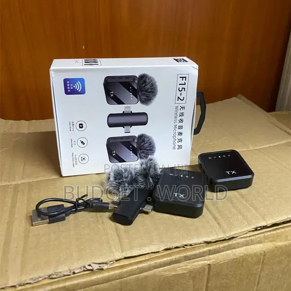 F15-2 Hd Wireless Recording Microphone With Long Battery Life