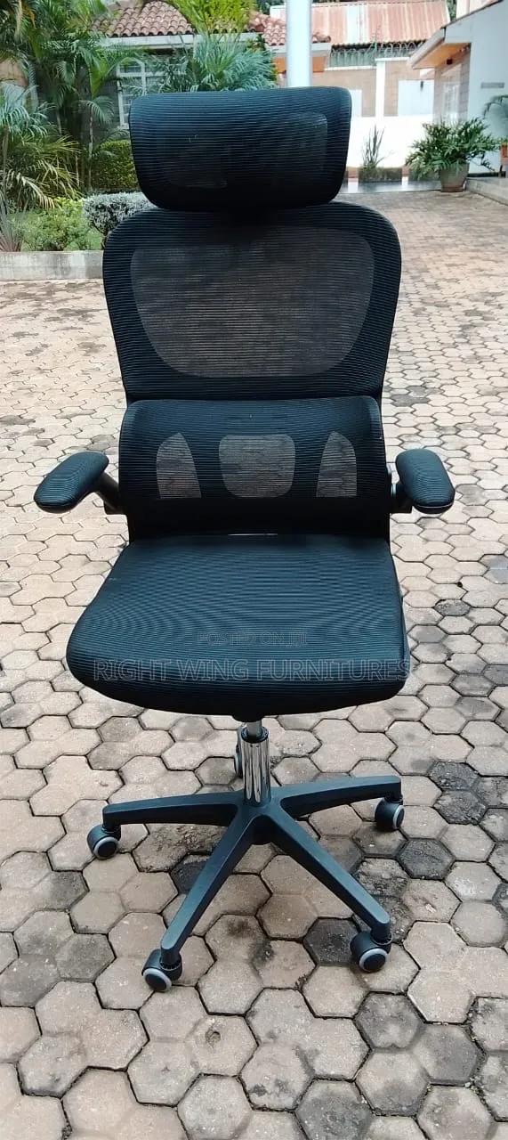 Ready in Stock Black Ergonomic and Lumbar Support Office Chair -