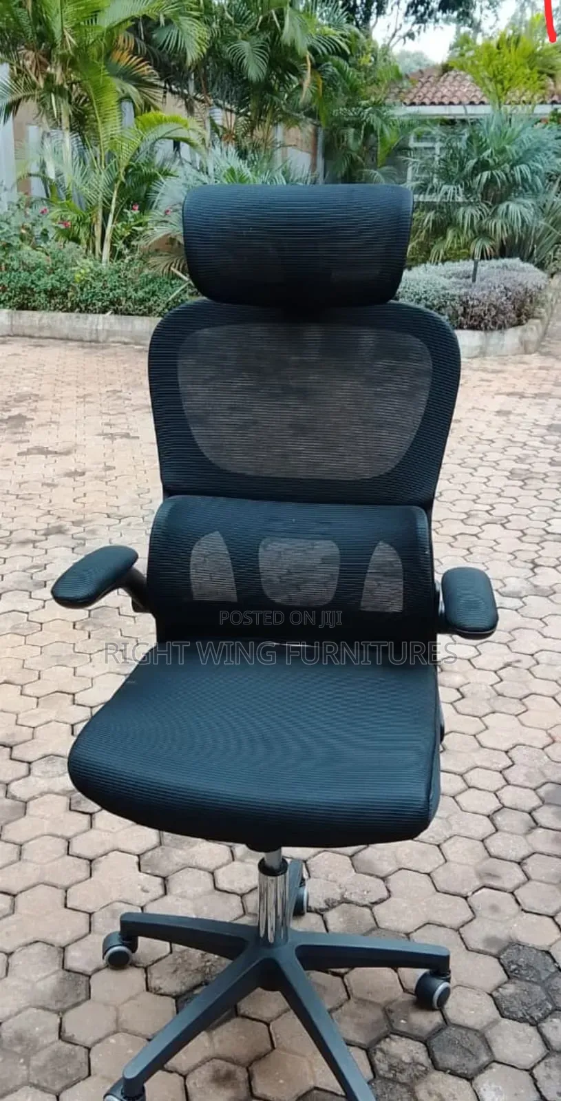 Ready in Stock Black Ergonomic and Lumbar Support Office Chair -