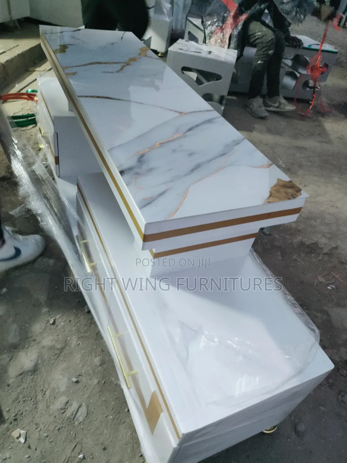 Marble Tv Stands Led Lights Available