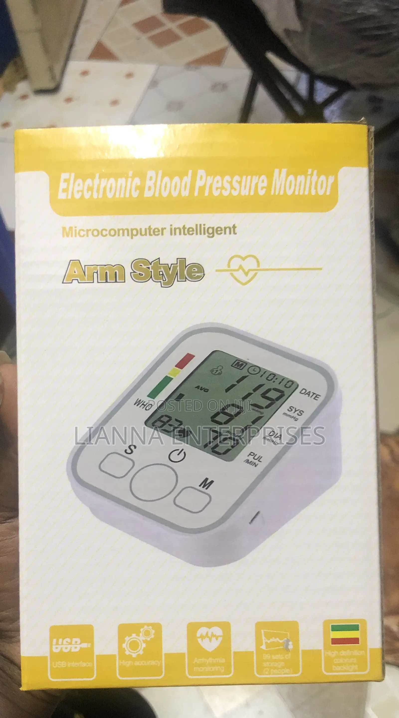 Arm Blood Pressure Monitor