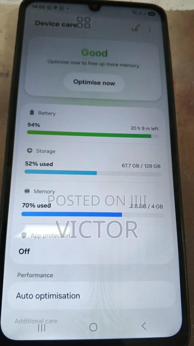 Samsung Galaxy A07 128 GB Blue - thumbnail 3