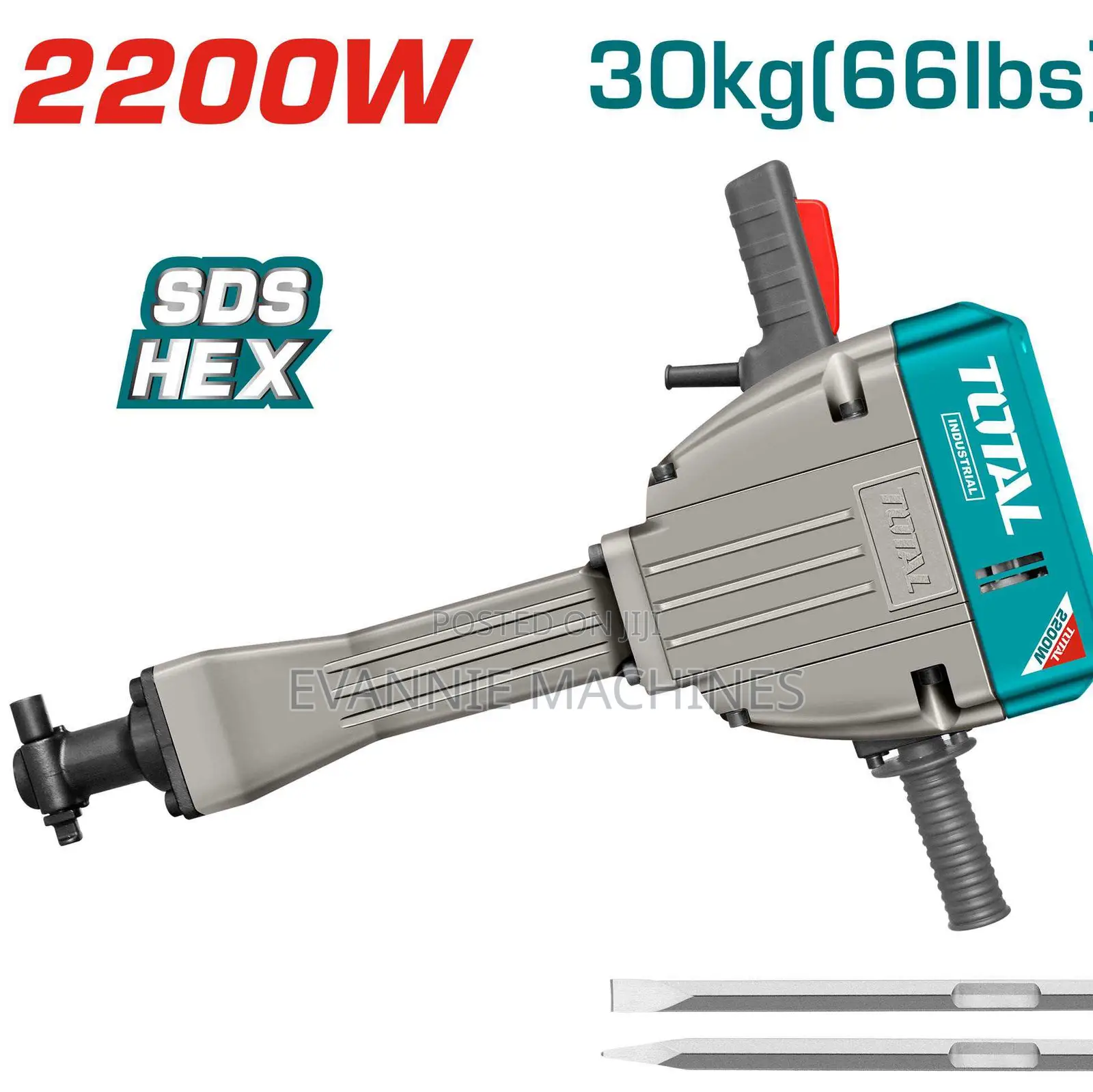 Total Th220502 Demolition Breaker 2200w