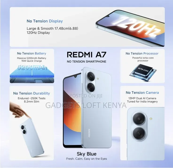New Xiaomi Redmi A7 64 GB Blue