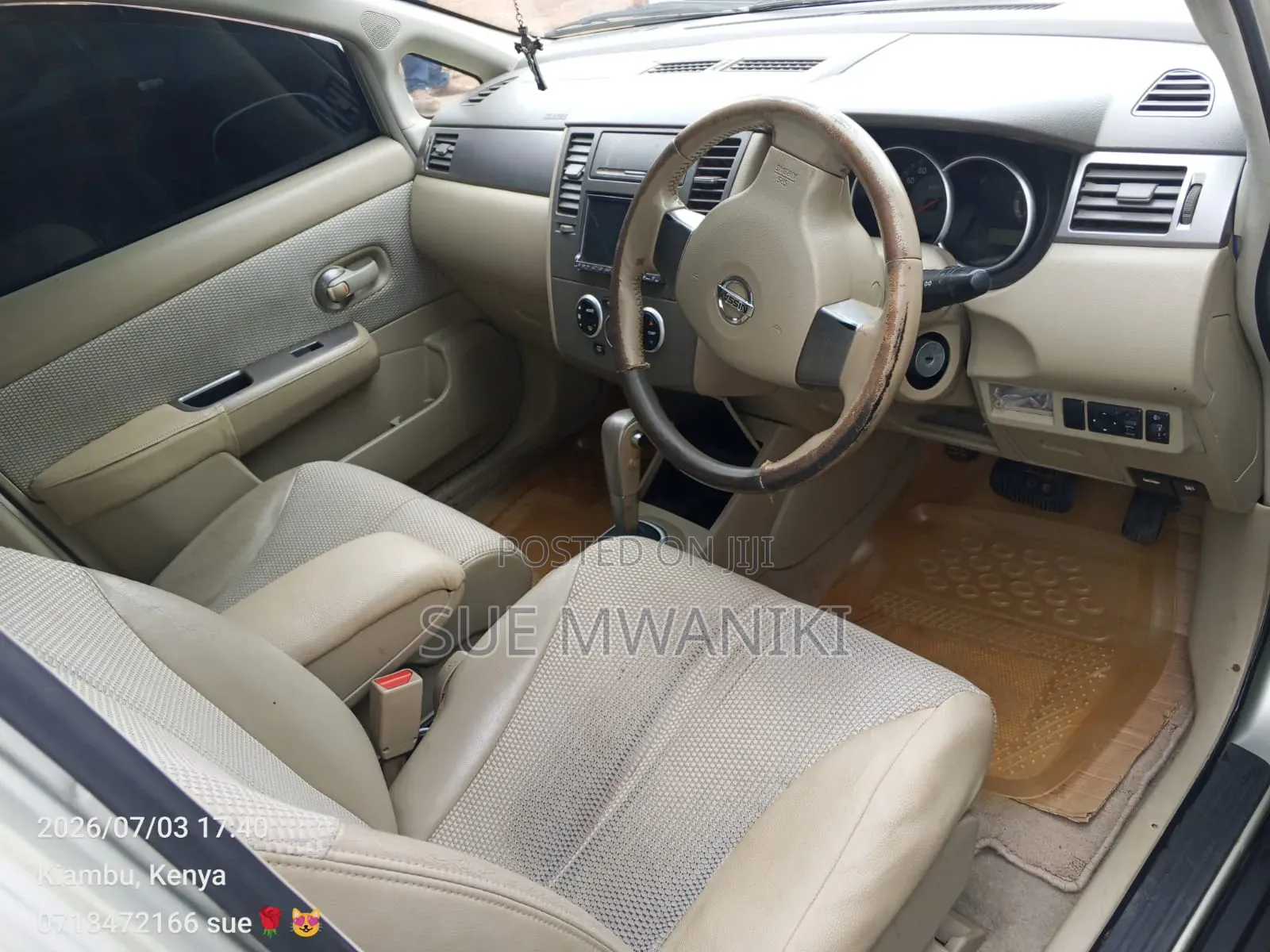 Nissan Tiida 2008 Gold