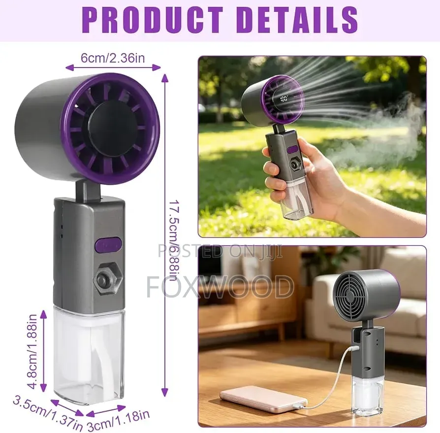 Portable Handheld Misting Fan