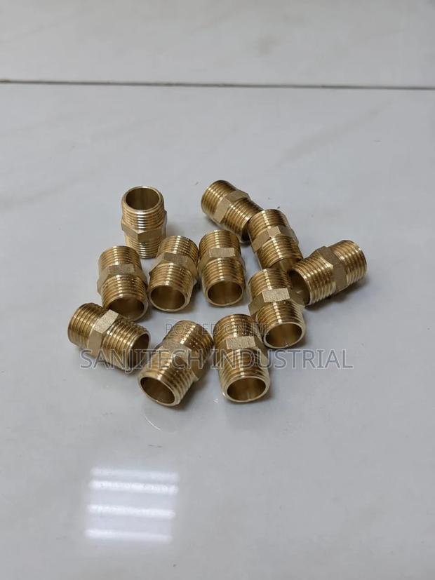 Brass Hex Nipple 3/4" – Strong, Secure & Leak-resistant