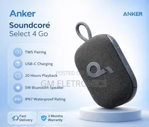 Anker Soundcore Select 4 Go Bt Speaker- Black