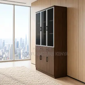 3-Door's Wooden Display Cabinet
