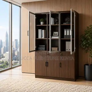 3-Door's Wooden Display Cabinet