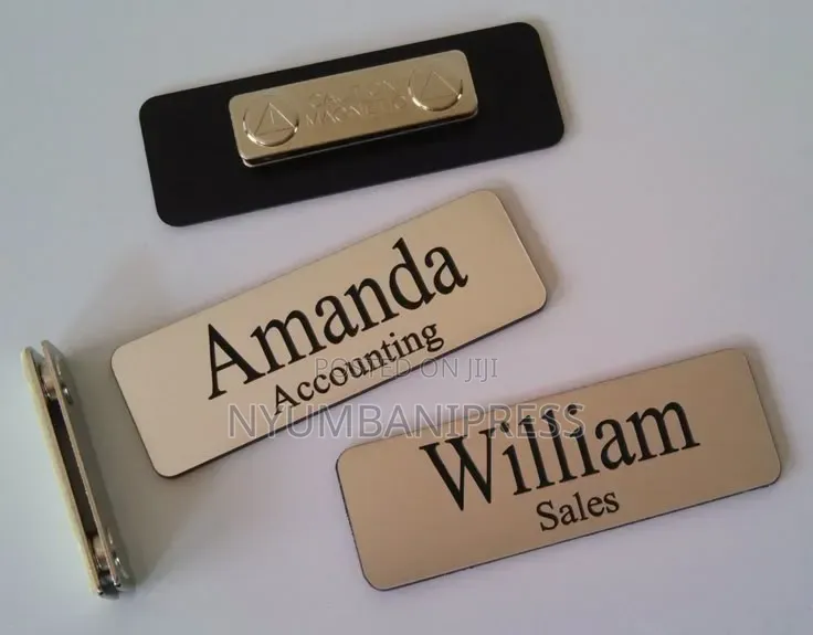 Metal Name Tag