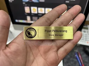 Metal Name Tag