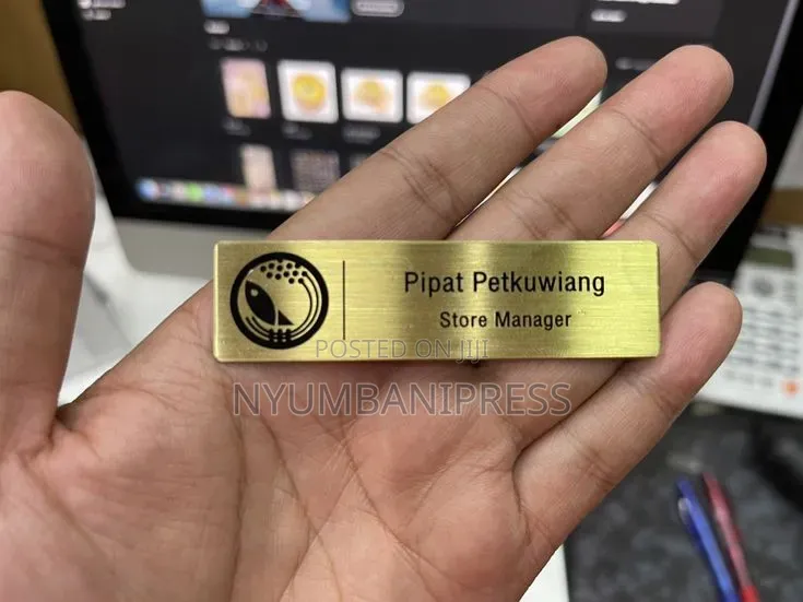 Metal Name Tag