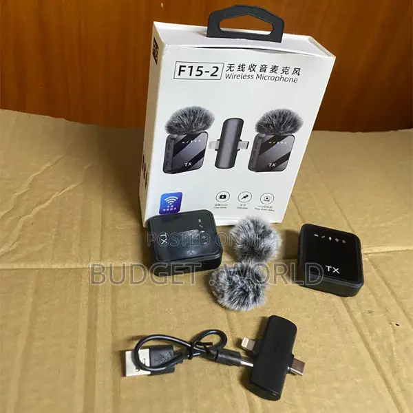 F15-2 Hd Wireless Audio Recording Kit With Plug-and-Play Receiver