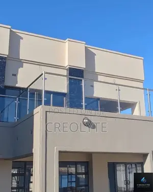 Frameless Glass Balustrade With Stainless Steel Rails Rooftop Terrace