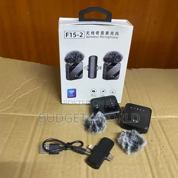 F15-2 Noise Reduction Wireless Microphone Kit for Interviews Online