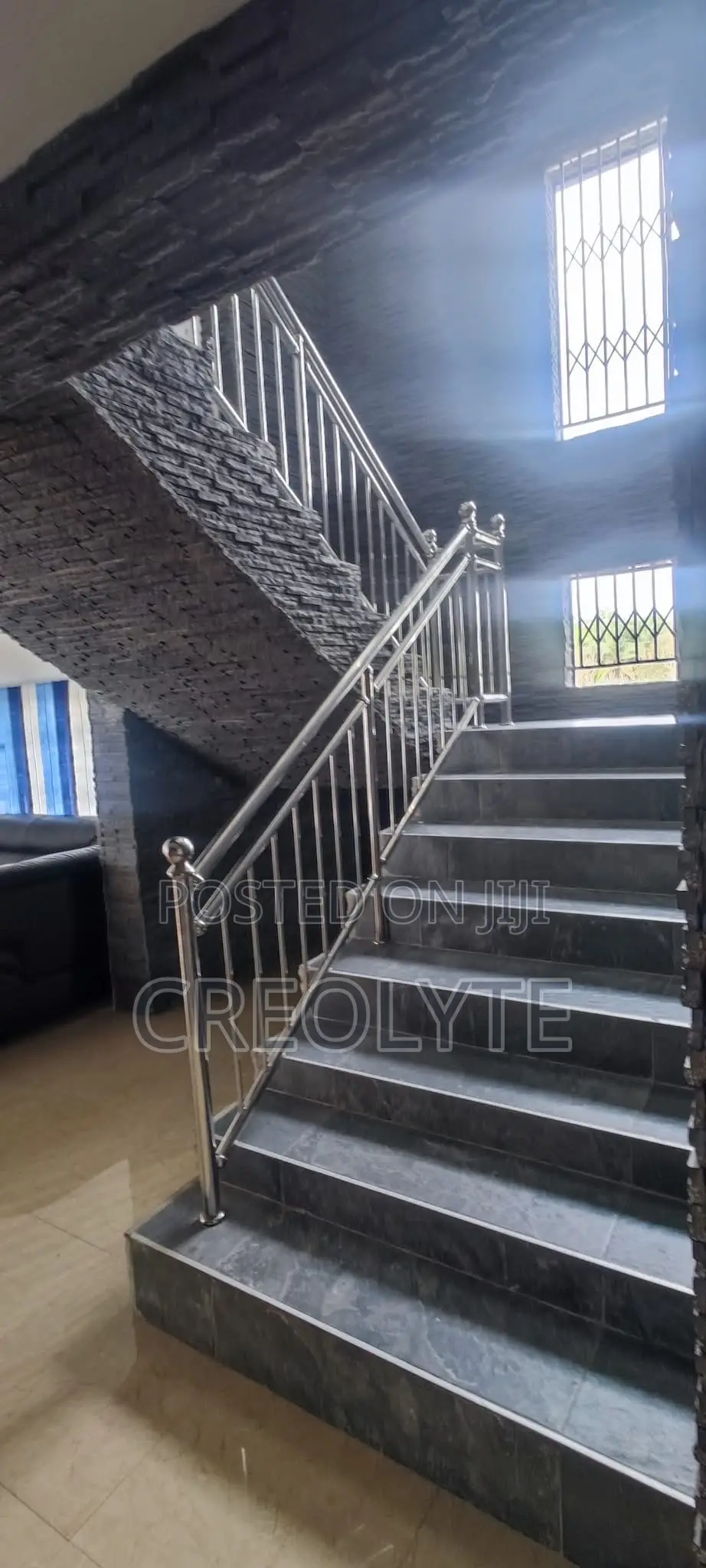 Stainless Steel Vertical Baluster Staircase Railingcustom Installation