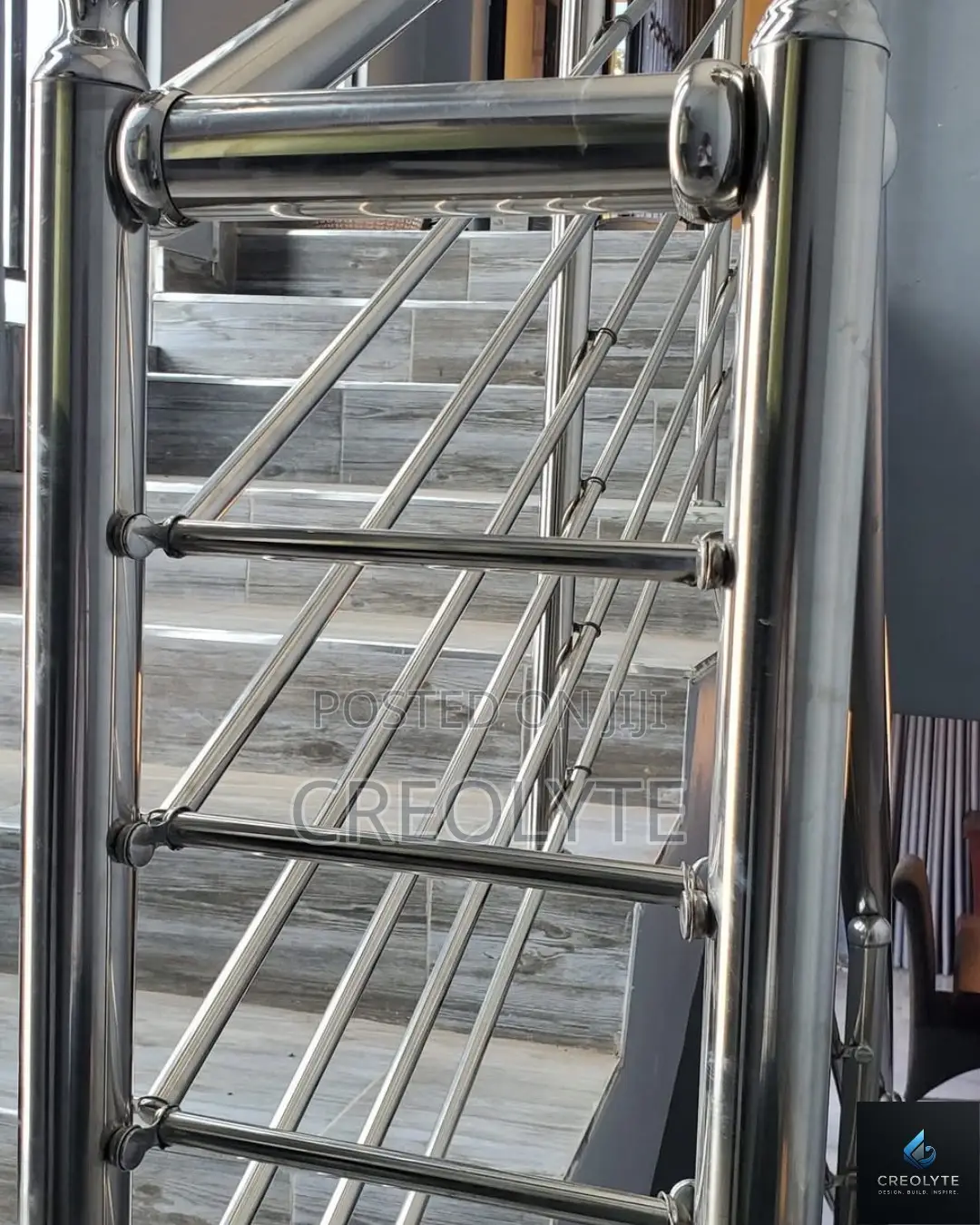 Stainless Steel Vertical Baluster Staircase Railingcustom Installation