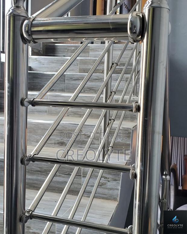 Stainless Steel Vertical Baluster Staircase Railingcustom Installation - thumbnail 4