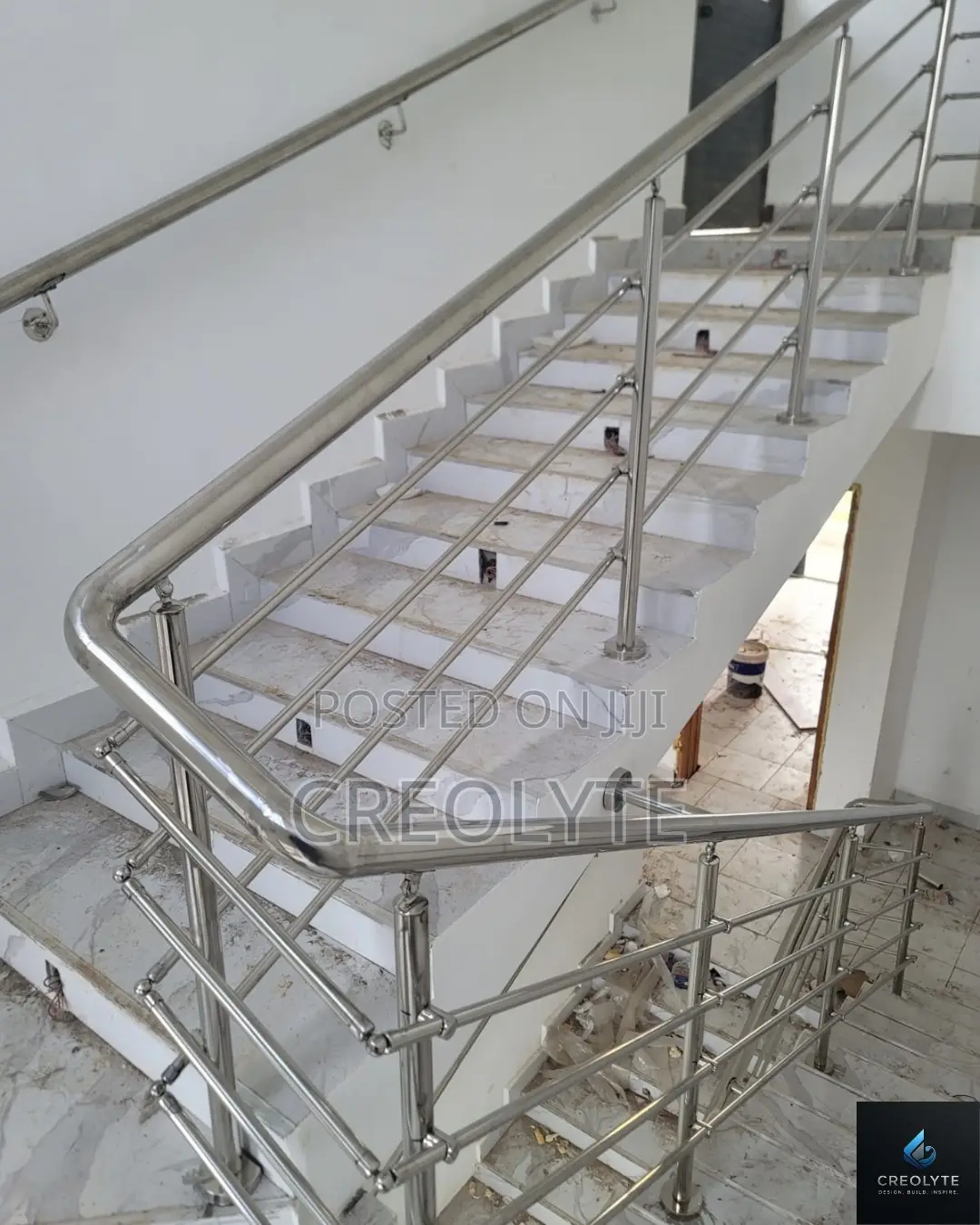 Stainless Steel Vertical Baluster Staircase Railingcustom Installation