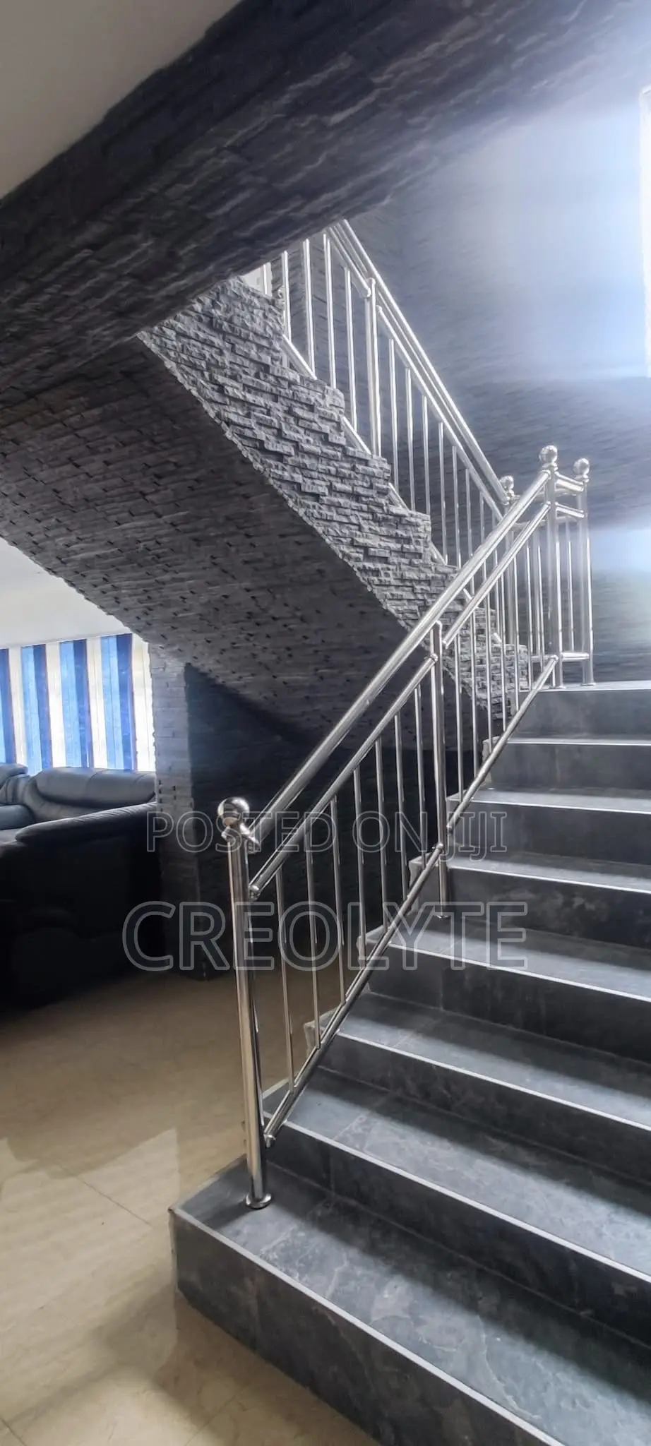 Stainless Steel Vertical Baluster Staircase Railingcustom Installation