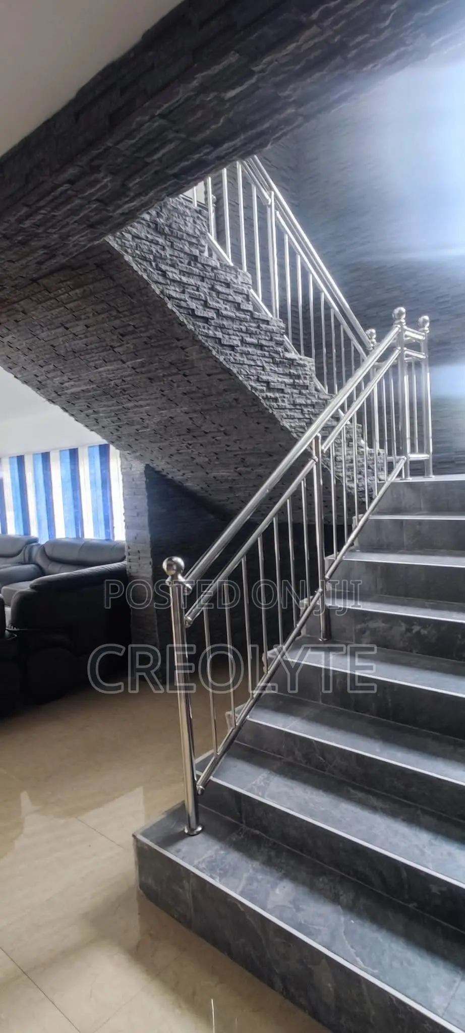 Stainless Steel Vertical Baluster Staircase Railingcustom Installation