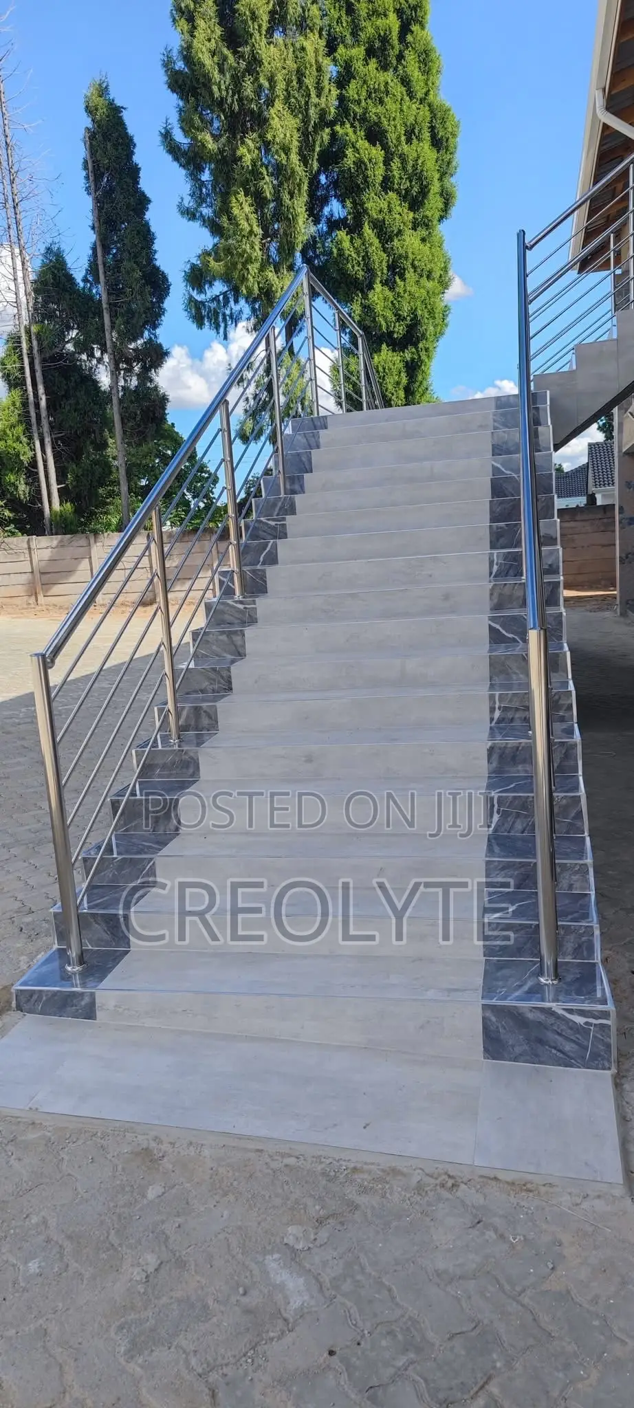 Stainless Steel Vertical Baluster Staircase Railingcustom Installation