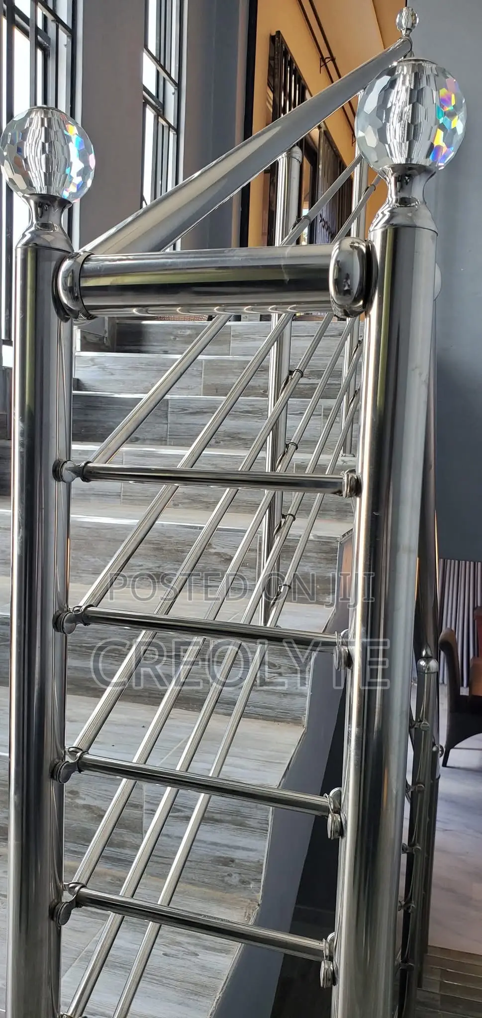 Stainless Steel Vertical Baluster Staircase Railingcustom Installation