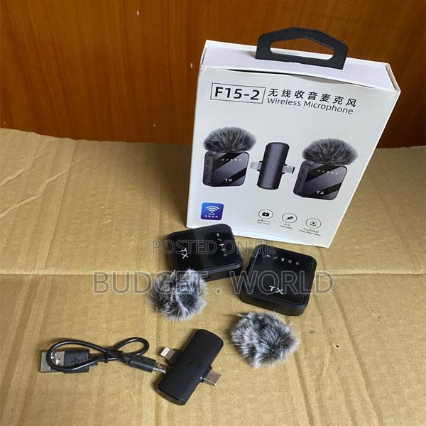 F15-2 Dual Wireless Recording Mic With Long Battery Life Stable Con - main view