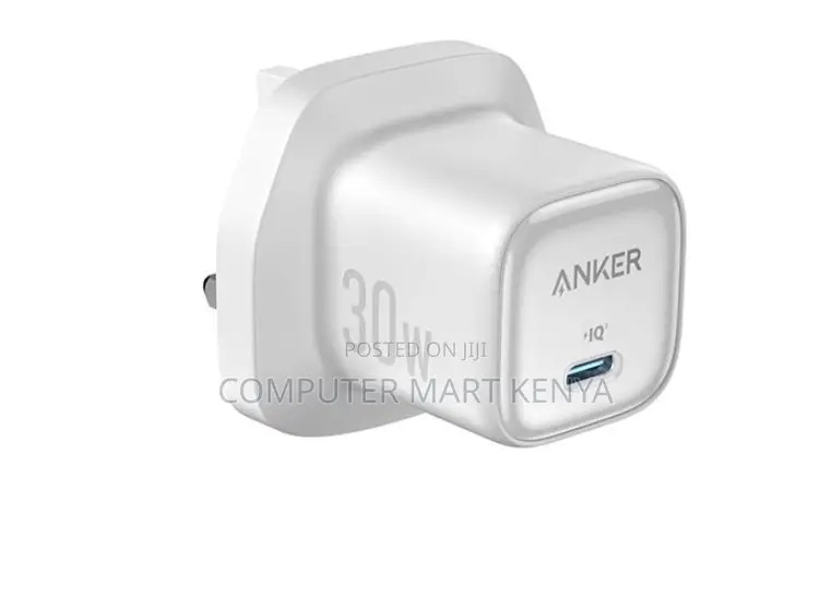 Anker Zolo Charger 30w With Usb C Cable White Wall Charger