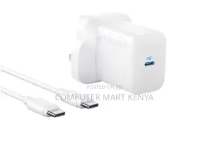 Anker Zolo Charger 30w With Usb C Cable White Wall Charger