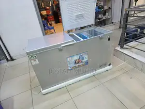 Smartpro 450l Double Door Freezer