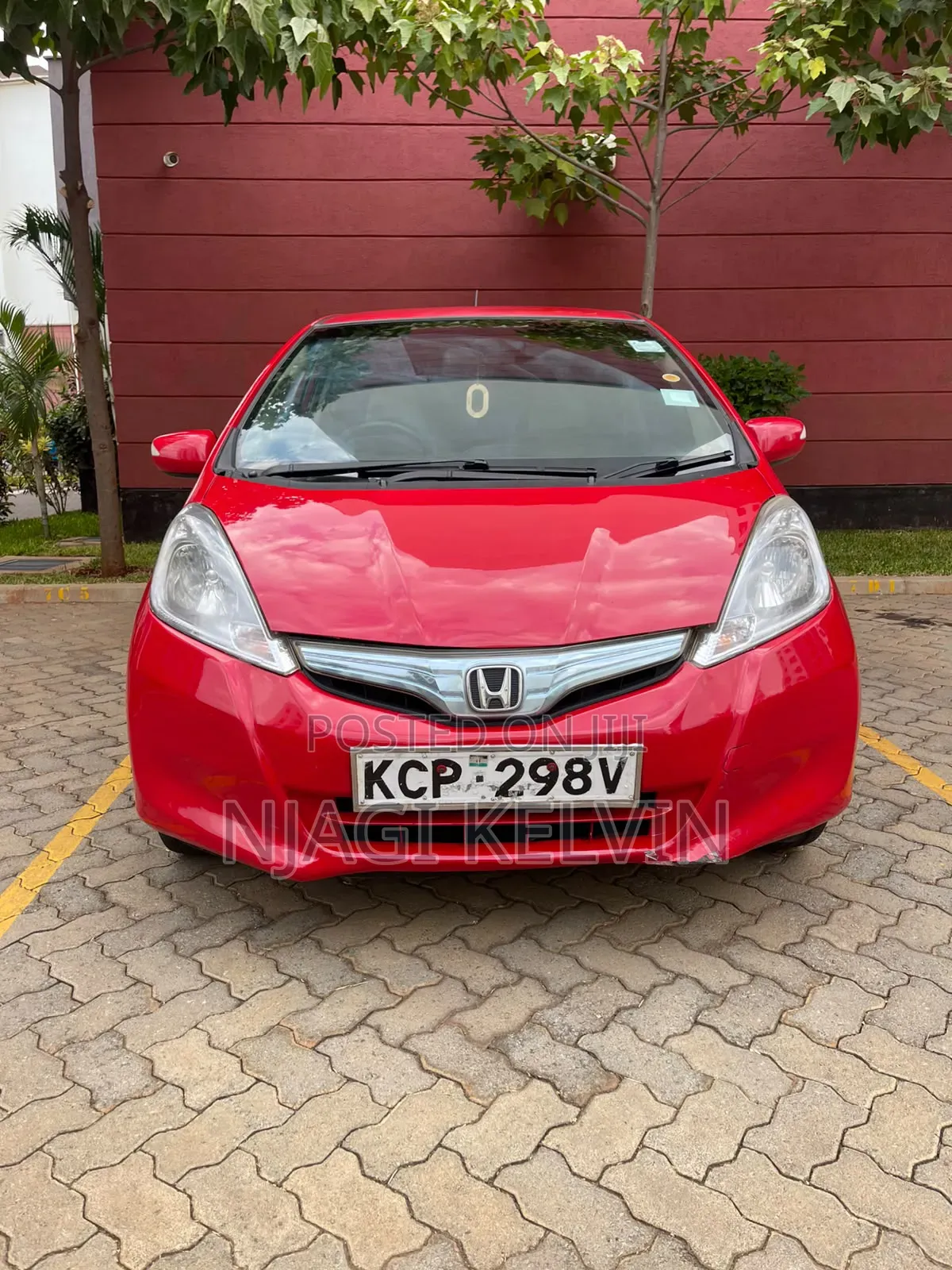 Honda Fit 2011 Red
