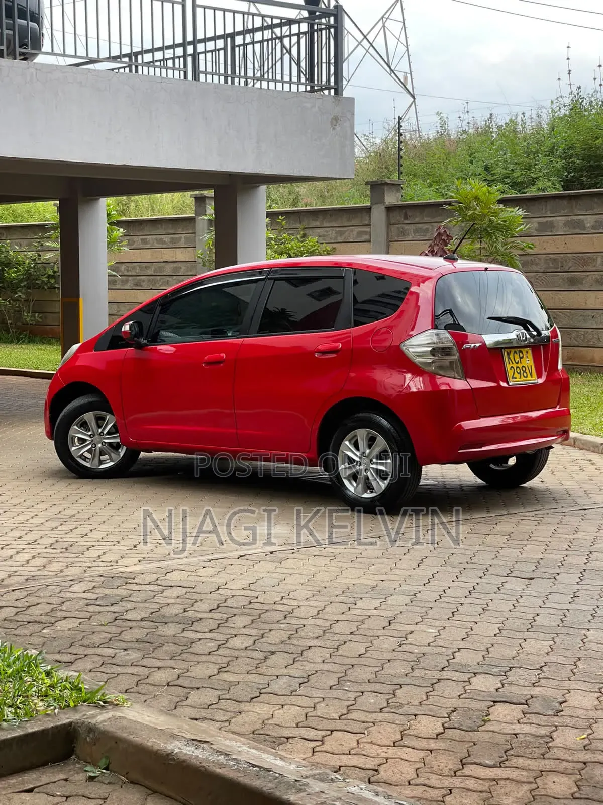 Honda Fit 2011 Red
