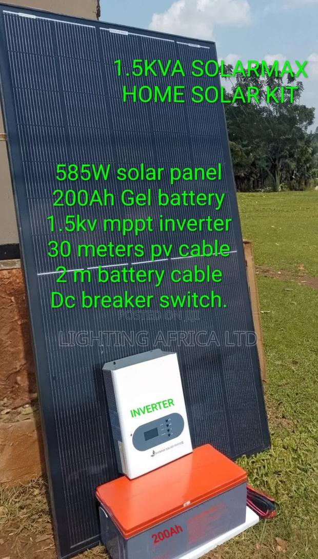 1?5kva Solarmax Solar Solution - 200ah Gel Battery Free Installation - thumbnail 4