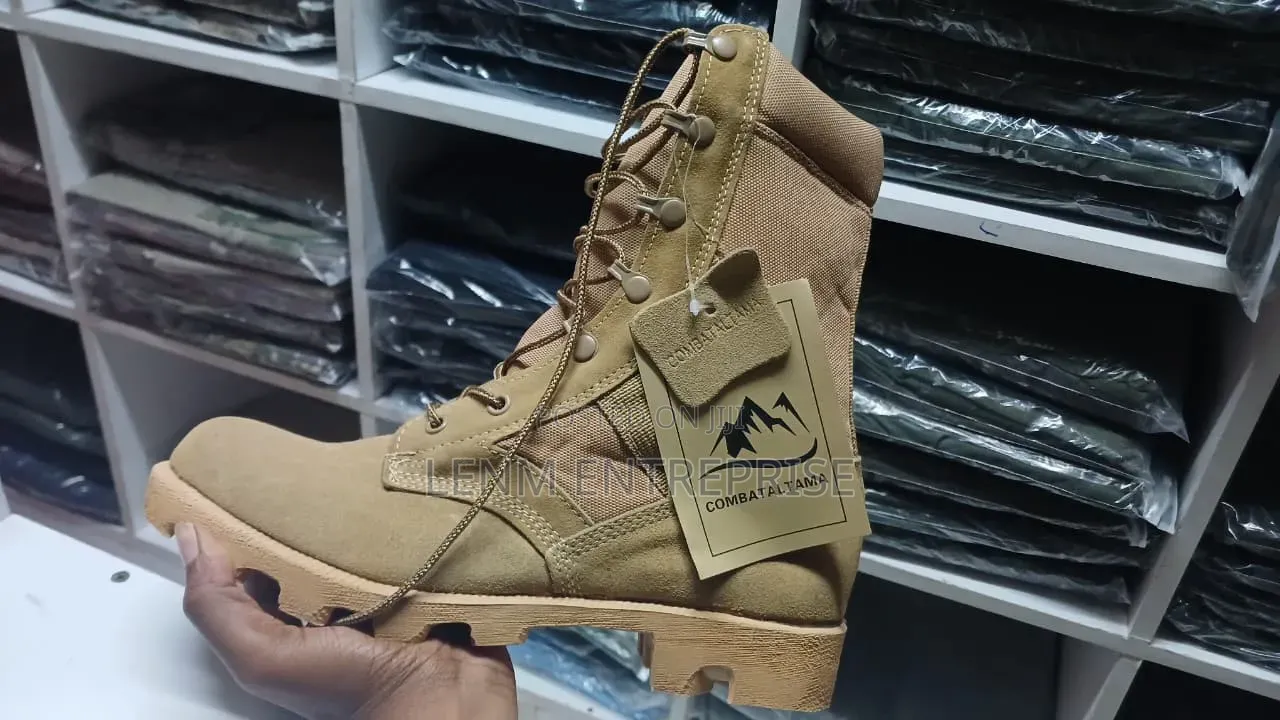 Military Brown Boots
