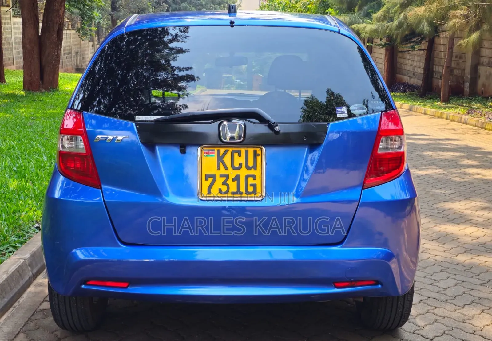 Honda Fit 2012 Blue