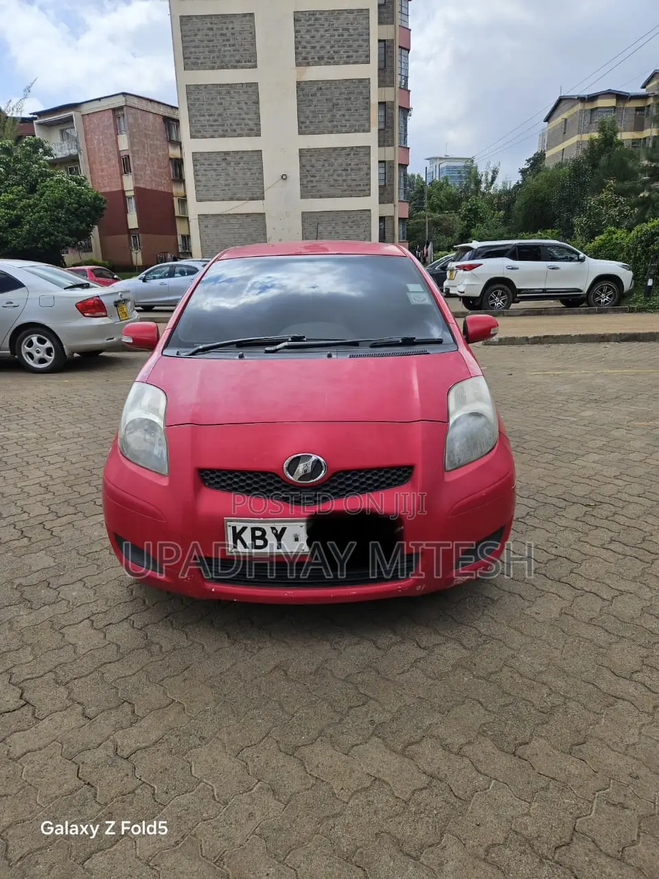 Toyota Vitz 2007 Red