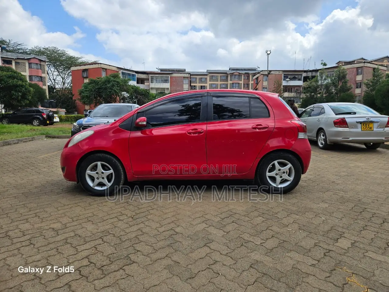 Toyota Vitz 2007 Red