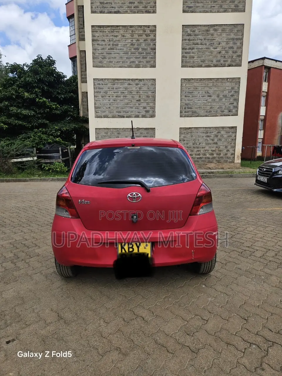 Toyota Vitz 2007 Red